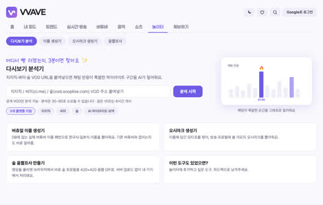 다시보기 분석기